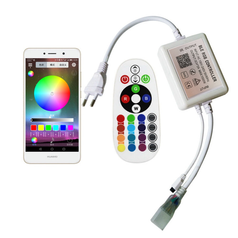 220V RGB Bluetooth Controller LED Strip Control สําหรับโทรศัพท์บลูทูธรีโมทคอนโทรล APP สําหรับ RGB 50