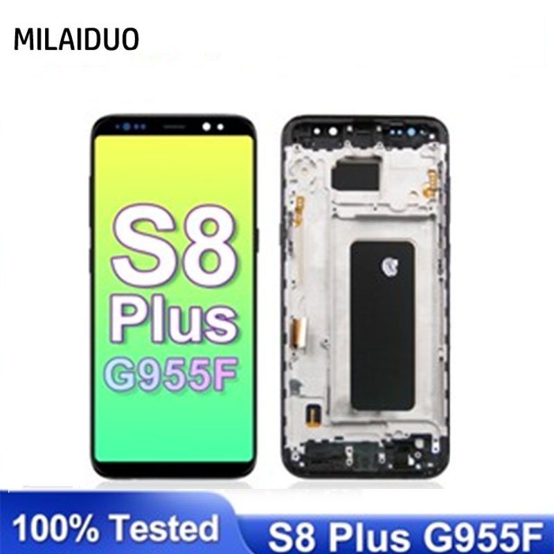 แผงหน้าจอสัมผัสดิจิทัล LCD สําหรับ Samsung Galaxy S8 Plus S8 Plus G955 G955F S8+