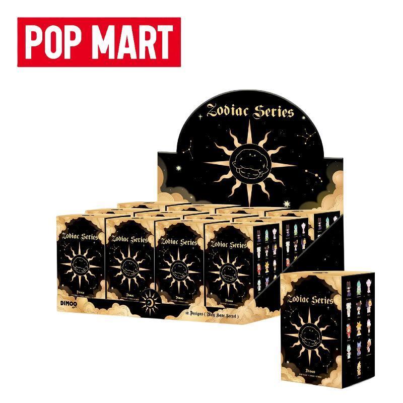 กล่องสุ่มฟิกเกอร์ ป็อป มาร์ท POP MART DIMOO Zodiac Series กล่องสุ่ม ของแท้ ของเล่น ของขวัญวันเกิด สําหรับเด็ก