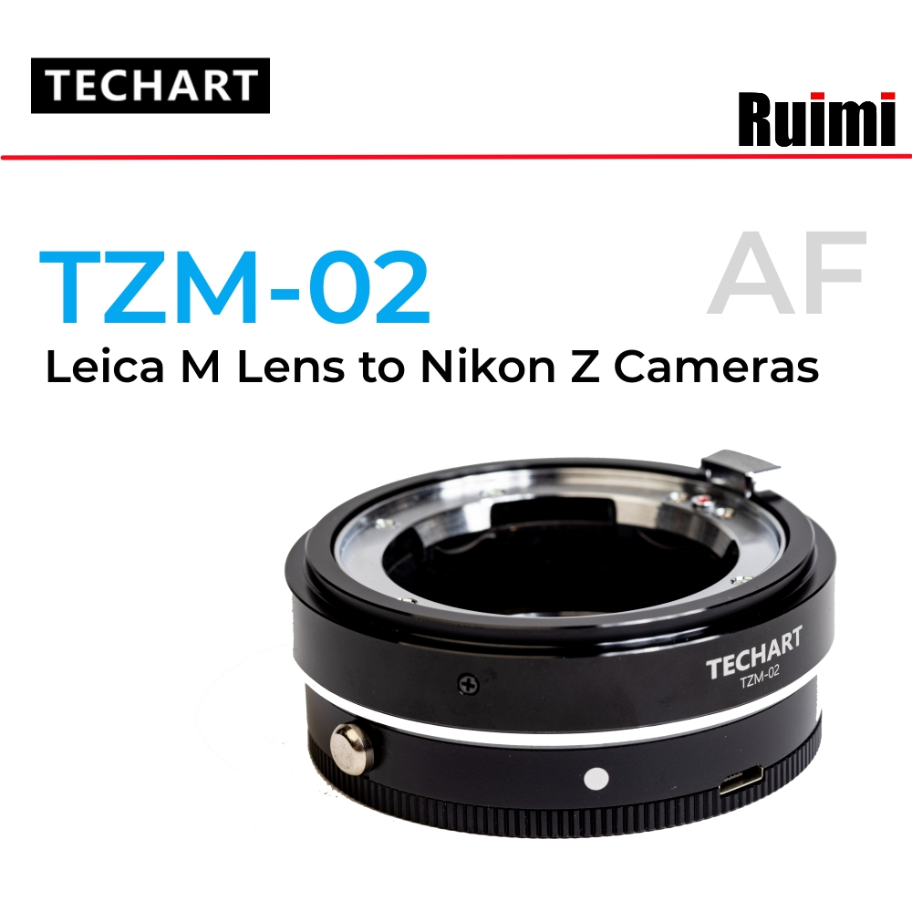 TECHART TZM-02 ออโต้โฟกัสเลนส์อะแดปเตอร์แหวนสําหรับ Leica LM Zeiss ZM Voigtlander VM เลนส์เพื่อ Niko