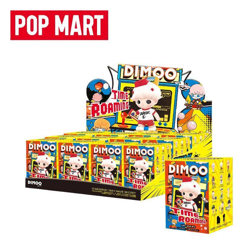 กล่องสุ่มฟิกเกอร์ ป็อป มาร์ท POP MART DIMOO Time Roaming Series กล่องสุ่ม ของแท้ ของเล่น ของขวัญวันเกิด สําหรับเด็ก