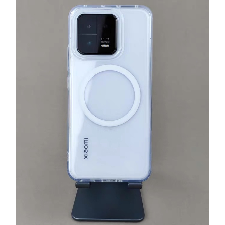 เคสซิลิโคนใส แม่เหล็ก กันตก สําหรับ Xiaomi 13 13PRO รองรับการชาร์จ 12PRO