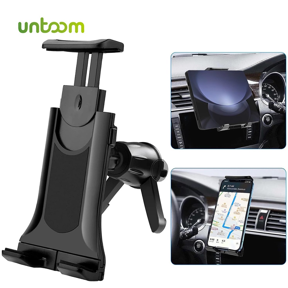 Untoom ที่วางแท็บเล็ต โทรศัพท์มือถือ ติดช่องแอร์รถยนต์ สําหรับ iPhone iPad Pro Air Mini Samsung Pad