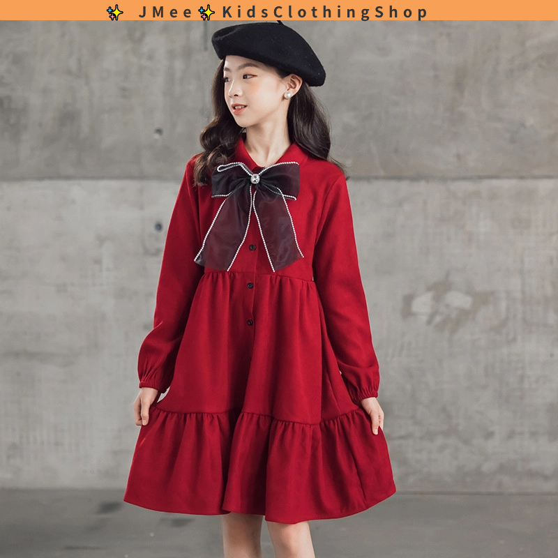 [สปอต] 3-14 ปี ฮาโลวีน เด็ก ชุดสาวสาวกระโปรงลูกฤดูใบไม้ร่วงเด็กวิทยาลัยเด็กชุดเด็กสาวสาวกระโปรงสาวแต่งตัวเด็กแต่งตัวยาว