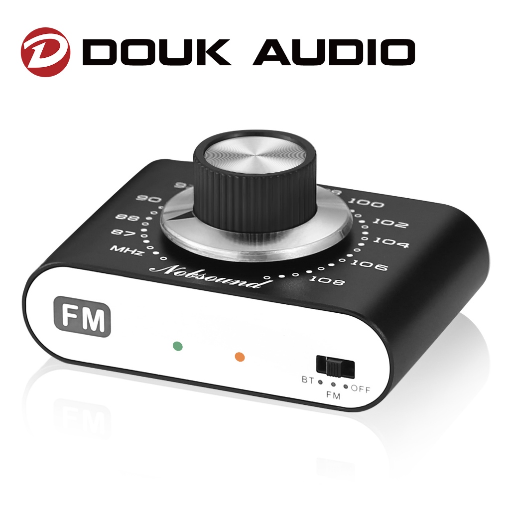 Douk จูนเนอร์วิทยุ FM สเตอริโอ บลูทูธ 5.0 87-108Mhz แบบพกพา ชาร์จได้