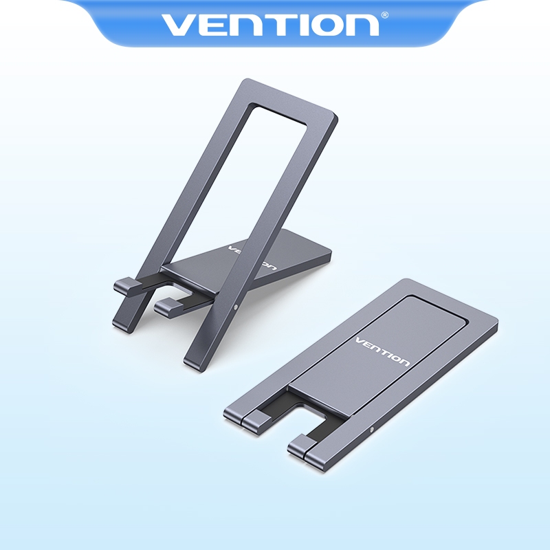Vention ที่วางโทรศัพท์ตั้งโต๊ะ 4.7-10 นิ้ว ขาตั้งโทรศัพท์มือถือ อลูมิเนียมอัลลอยด์ สําหรับ iPad iPhone Samsung ขาตั้งแท็บเล็ต ที่วางโทรศัพท์มือถือ