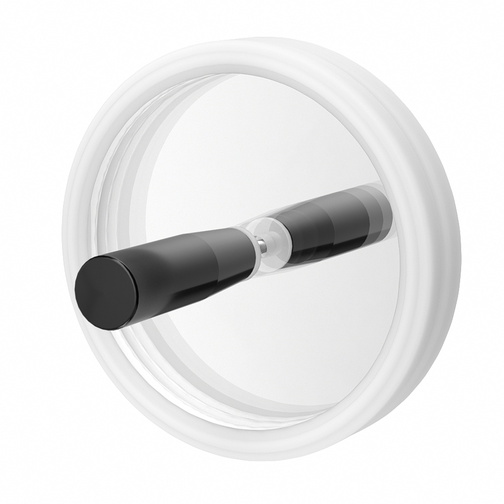 Lp แคลมป์หนีบแผ่นเสียงไวนิล อะคริลิค กันน้ํา พร้อมที่จับ สําหรับทําความสะอาด 7-12 นิ้ว