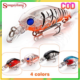 Sougayilang 4 สี ตะขอตกปลา 3D เหยื่อตกปลา / เหยื่อตกปลาเหมือ…