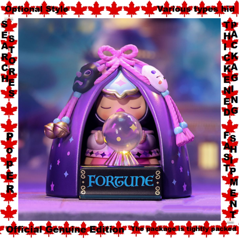 Optional Styles Fortune Teller PUCKY POPMART FESTIVAL BABIES Series Doll Garage Kit Blind box Picnic