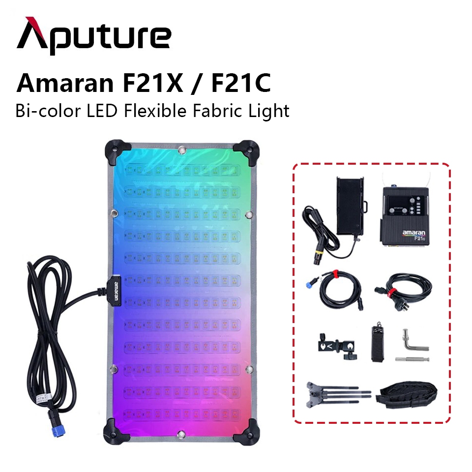 Aputure Amaran F21x F22x ไฟ LED สองสี ยืดหยุ่น น้ําหนักเบา สําหรับถ่ายภาพสตูดิโอ F22c F21c