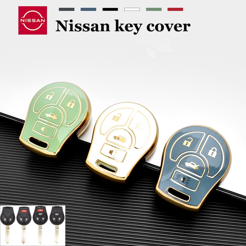 เคสกุญแจรีโมทรถยนต์ สําหรับ nissan nissna march navara almera