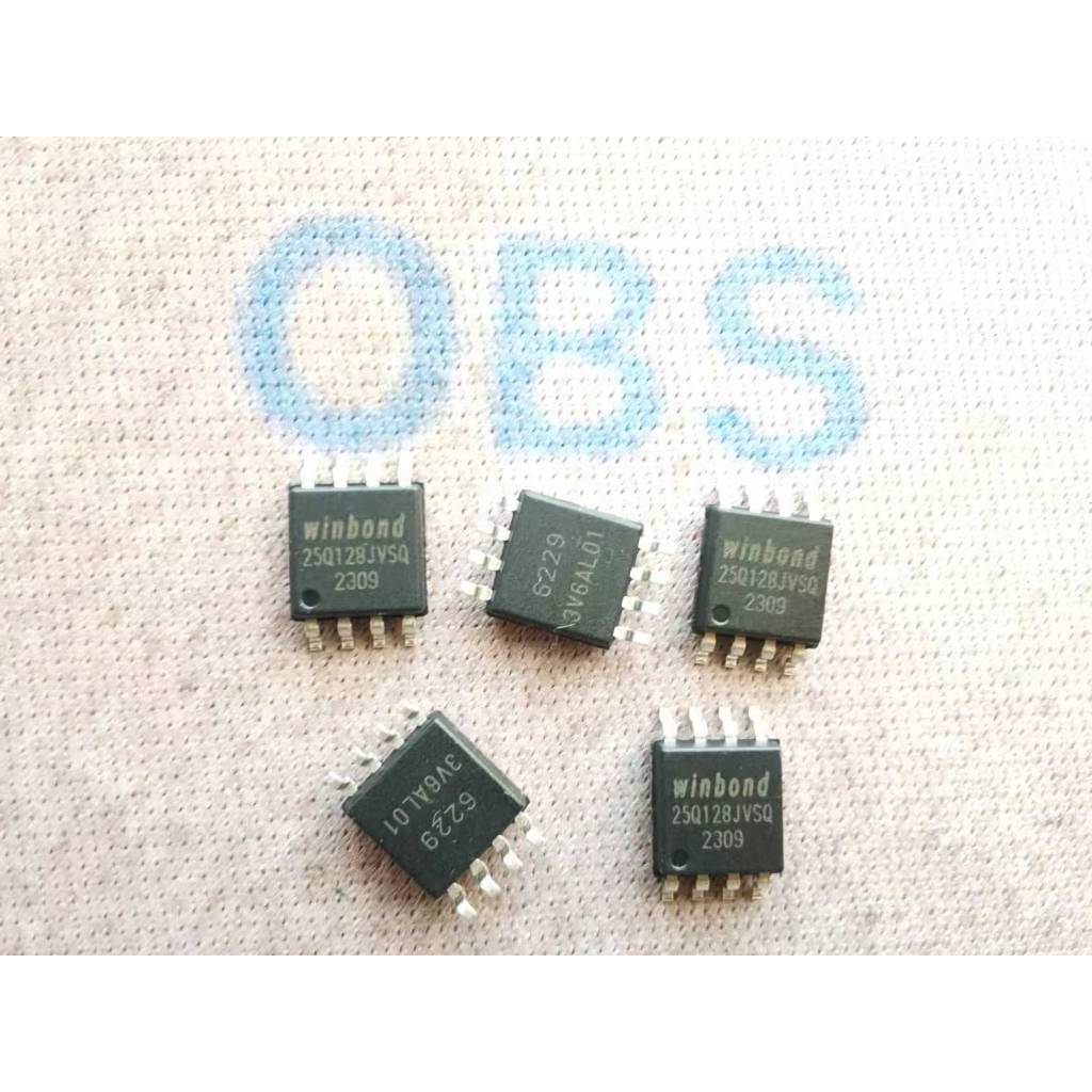 ((5 ชิ้น) W25Q128JVSQ W25Q128 SOIC-8 128Mbit แฟลชชิปหน่วยความจํา