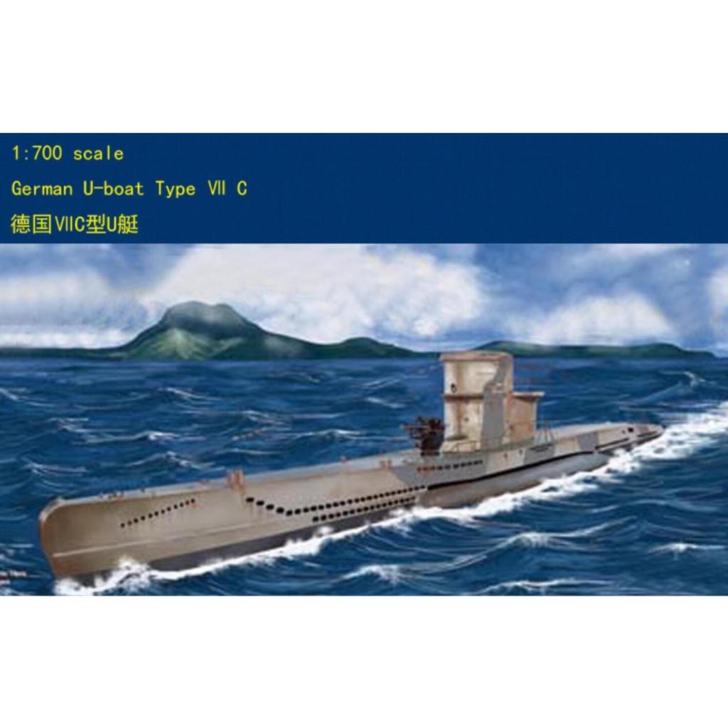 Hobbyboss โมเดลเรือ GERMAN U-BOAT 87009 สเกล 1/700