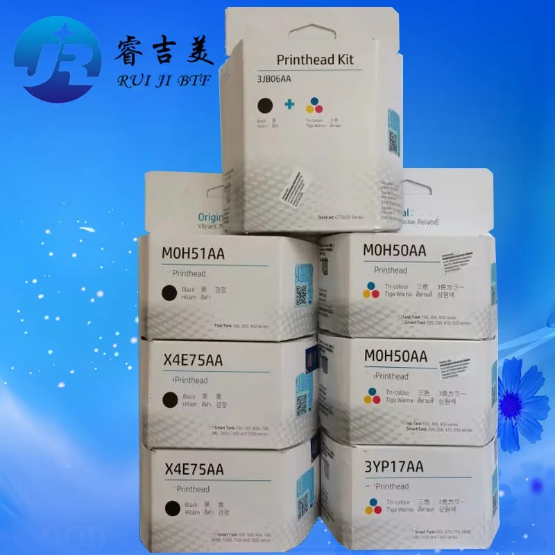 Original ใหม่ M0H51A M0H50A X4E75A 3YP17A 3JB06AA หัวพิมพ์สําหรับ HP GT5800 100 200 300 400 500 600 