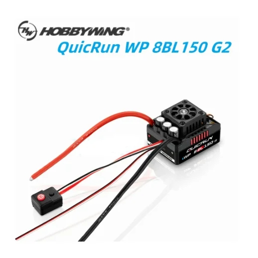 Hobbywing QuicRun WP 8BL150 G2 150A ไร้แปรงถ่าน ESC อุปกรณ์เสริม สําหรับโมเดลรถบักกี้บังคับ 1/8