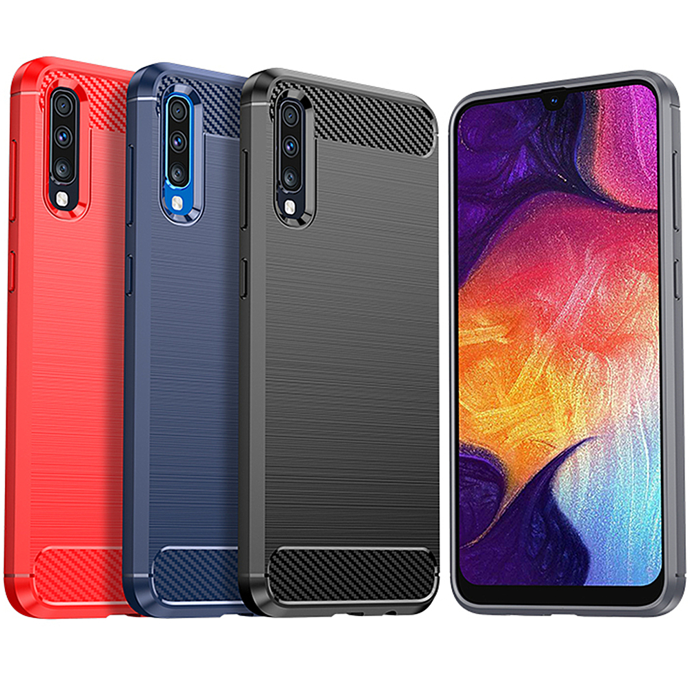 เคส Samsung A50 case เกรดสูง คาร์บอนไฟเบอร์ อ่อนนุ่ม เคสมือถือ เคสโทรศัพท์ Samsung Galaxy A50s