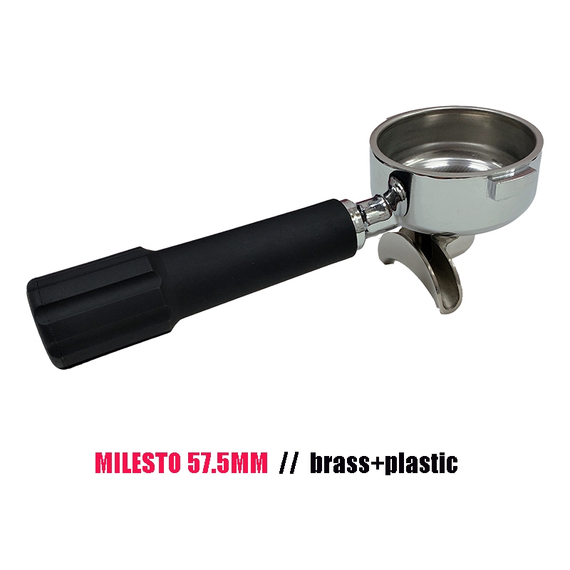 Milesto Original Handle 58mm หัวโลหะทองเหลือง ด้ามไม้จันทน์สีม่วง
