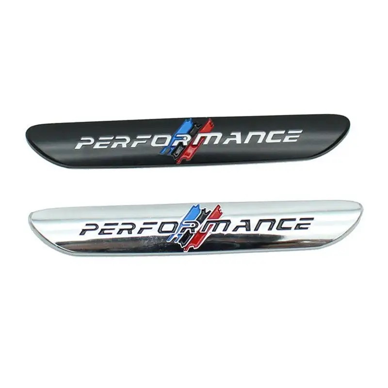 M Performance ด้านข้าง Fender ด้านหลังป้ายสัญลักษณ์สติกเกอร์สําหรับ BMW 1 3 5 7 E30 E36 E39 E40 E60 