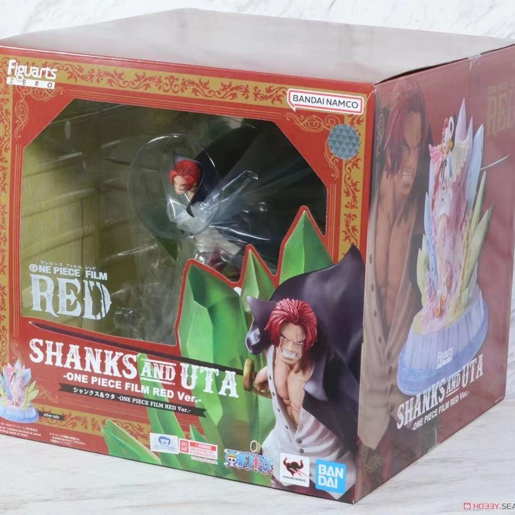 [พร้อมส่ง] ใหม่ ฟิกเกอร์ตุ๊กตา BANDAI BANDAI FZ zero One Piece Super Fierce Battle Shanks and UTA ขอ