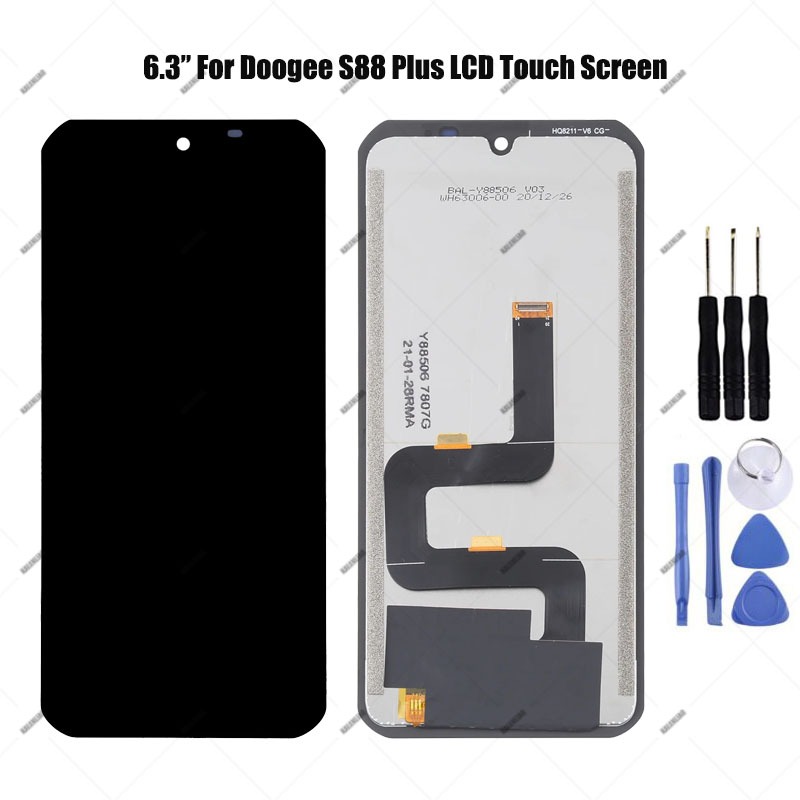 สําหรับ Doogee S88 Plus / S88 Pro / S80 / S80 Lite จอแสดงผล LCD Touch Screen Digitizer Assembly Repl