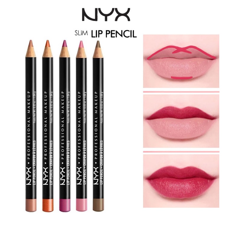 🔥  ลิปไลเนอร์ NYX Slim Lip Pencil Liner พร้อมส่ง