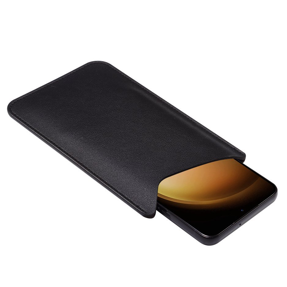 กระเป๋าใส่โทรศัพท์มือถือ หนัง PU เรียบง่าย ไซซ์ M สําหรับ Samsung Galaxy S8 S9 S20 S21 S22 S23 Plus