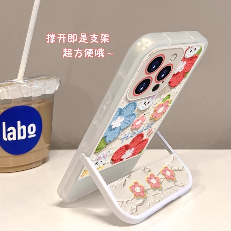 เคสโทรศัพท์มือถือ กันลื่น และกันสิ่งสกปรก ลายดอกไม้ กระต่าย เรียบง่าย สําหรับ honor 50 50 lite 70 90 90 lite