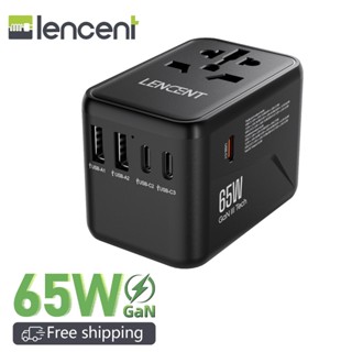 LENCENT GaN III 65W 45W 30W Universal Travel Adapter,เครื่อง…