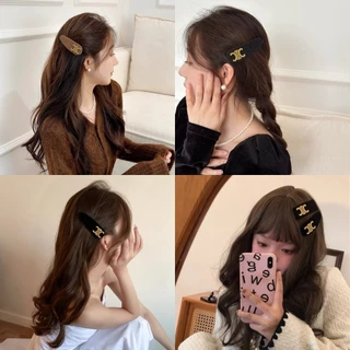 กิ๊บติดผม ลายตัวอักษร สไตล์เกาหลี เหมาะกับของขวัญวันเกิด สําหรับนักเรียนหญิง