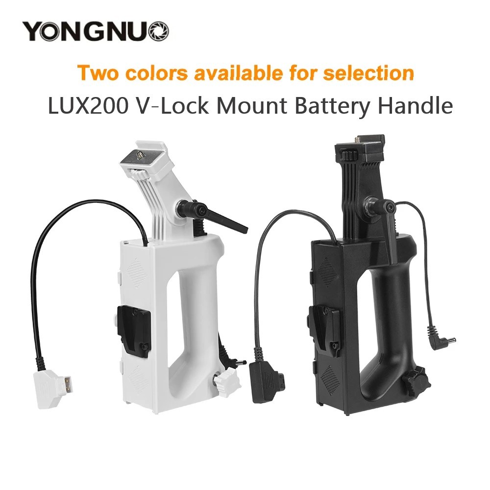 Yongnuo ฐานพาวเวอร์ซัพพลายแบตเตอรี่ V-Lock สําหรับไฟวีดิโอ LED YONGNUO YNLUX200