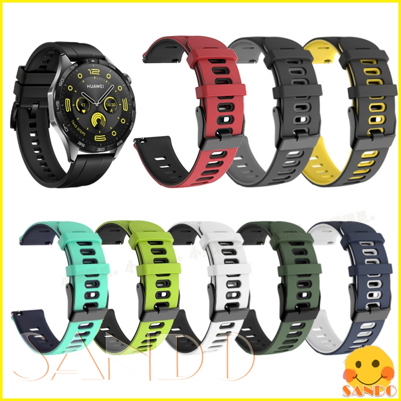 สายนาฬิกา HUAWEI WATCH GT4 46 mm GT4 สาย HUAWEI GT 4 สายนาฬิกาข้อมือซิลิโคน แบบนิ่ม
