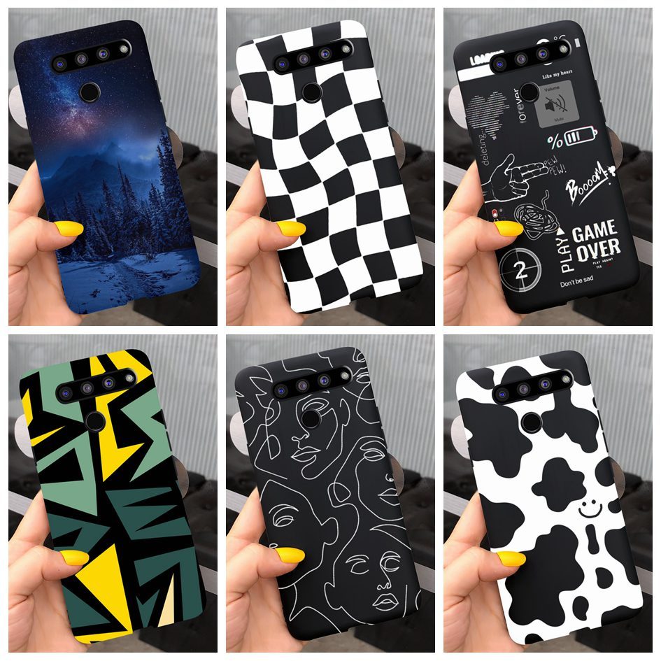 เคสซิลิโคนนิ่ม ลายวัวน่ารัก กันกระแทก สําหรับ LG V50 ThinQ 5G LGV50 ThinQ 5G LM-V500N LM-V450 Capa