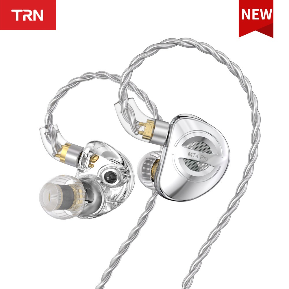Trn MT4 PRO 2DD ชุดหูฟังอินเอียร์ ไดนามิก HiFi ตัดเสียงรบกวน ประสิทธิภาพสูง S12 7HZ SIMGOT