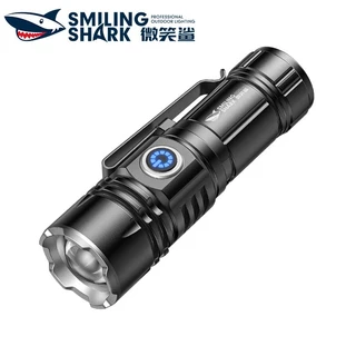 Smilingshark SD5031 ไฟฉาย led พวงกุญแจไฟฉาย led 3 โหมด ขนาดเล็ก สว่างมาก พร้อมคลิปโลหะ Type-C กันน้ํา สําหรับตั้งแคมป์ เดินป่า วิ่ง