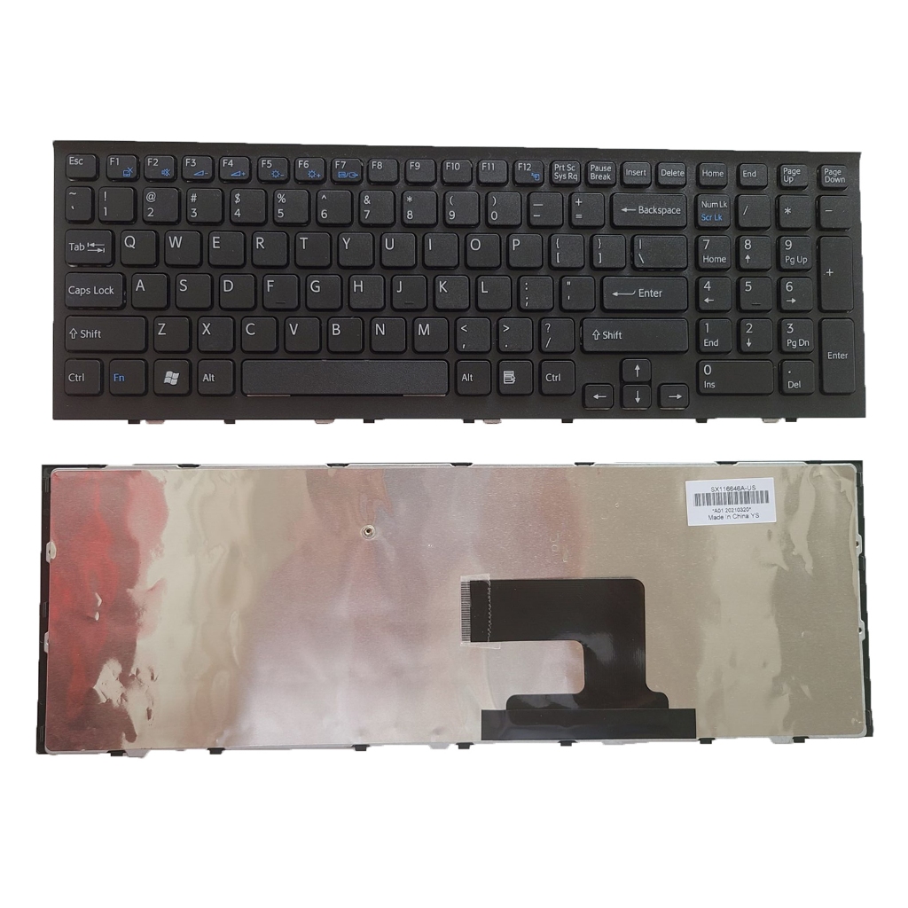 สําหรับ SONY VAIO VPC-EH VPC-EH2 PCG-71811M PCG-71911M PCG-71913L/71811W คีย์บอร์ด US BLAKC