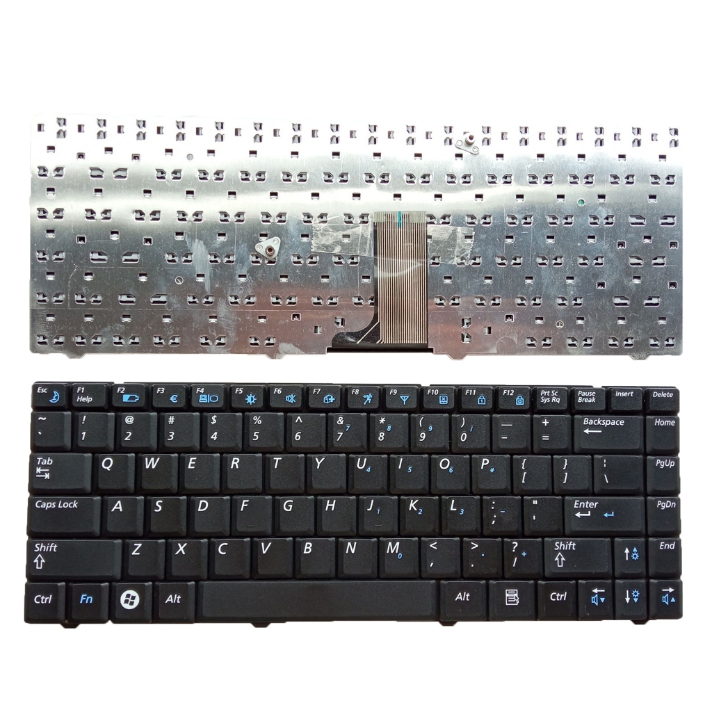 ใหม่สําหรับ Samsung R517 NP-R519 R519 V020660AS1 US Black Keyboard