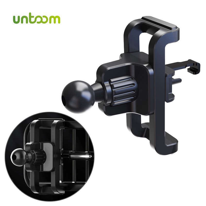 Untoom รถ Air Vent คลิป 17 มม.หัวบอลฐานสําหรับ Universal รถผู ้ ถือโทรศัพท ์ รถ Air Outlet คลิป Mount สําหรับรถใบมีดเดียว Vent