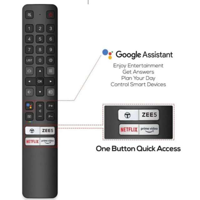 ใหม่ RC901V FMR5 เสียงรีโมทคอนโทรลสําหรับ TCL 65P615 65 นิ้ว 4K Ultra HD สมาร์ท Android LED โทรทัศน์