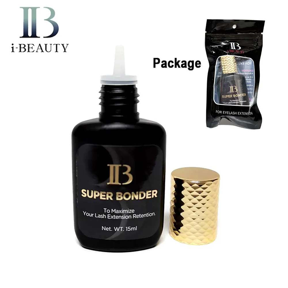 Ib Super Bonder น้ํายาบ่มขนตา แบบใส 15 มล. สําหรับต่อขนตา