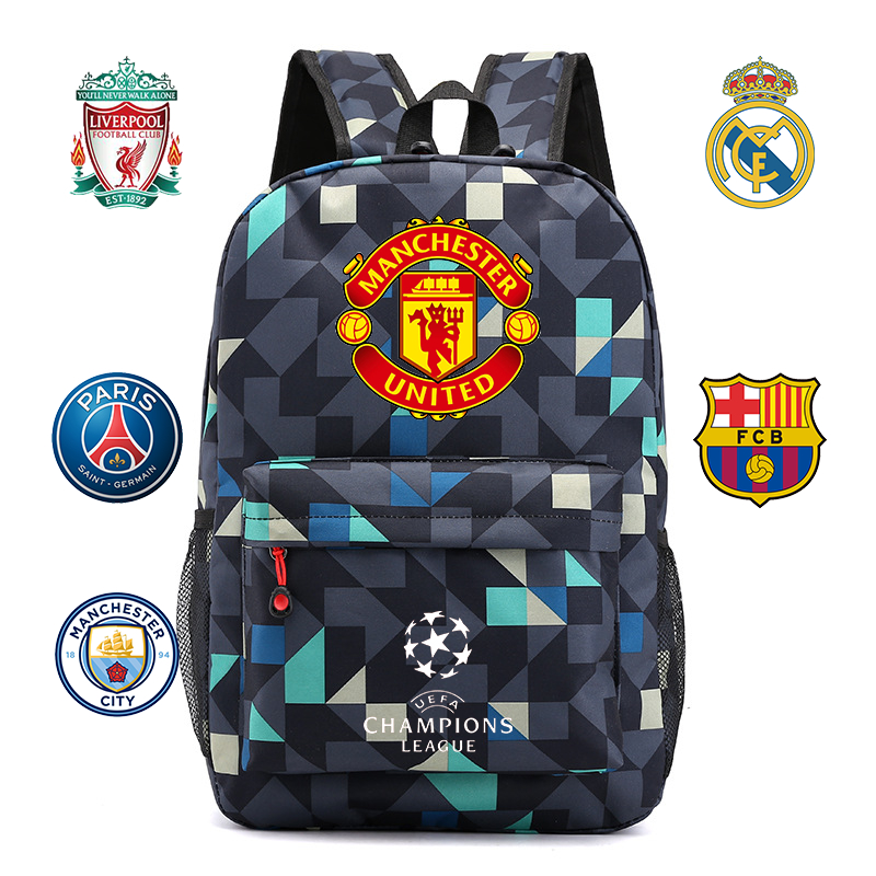 ส่งฟรี กระเป๋าเป้สะพายหลัง ลายฟุตบอล Mancheng Huangma Liverpool Paris ขนาด 45 * 30 ซม. สําหรับนักเรียนมัธยมต้น
