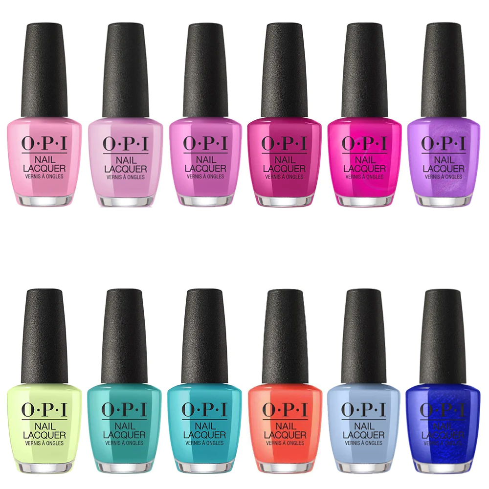 Opi ยาทาเล็บ Tokyo Spring Summer Collection สียอดนิยม แห้งโดย Air Nail Lacquer