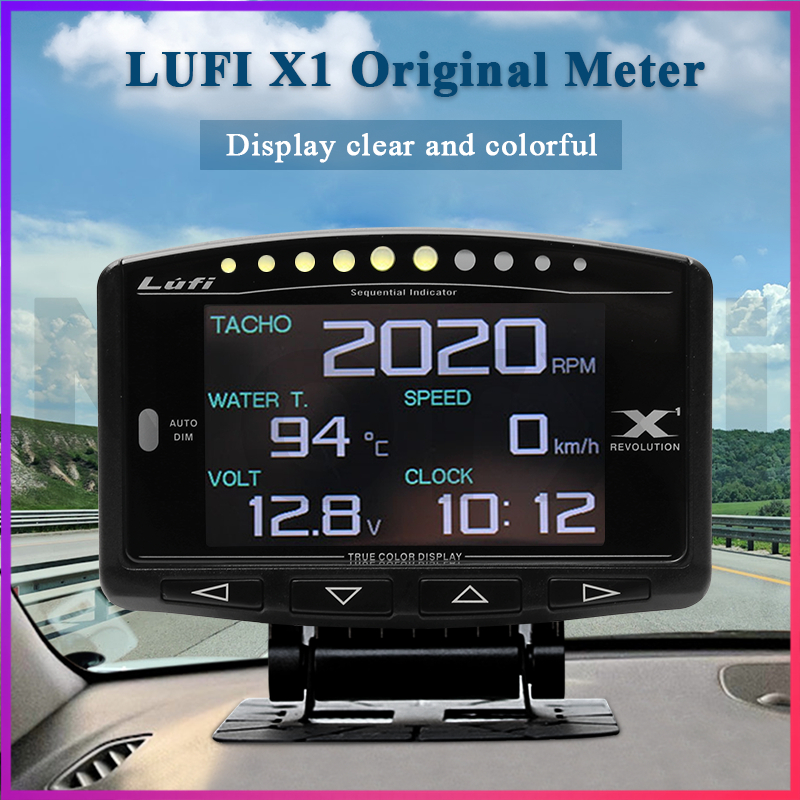 Lufi X1 Revolution OBD OBD2 เครื่องวัดมัลติมิเตอร์อัจฉริยะ เวอร์ชั่นภาษาอังกฤษ