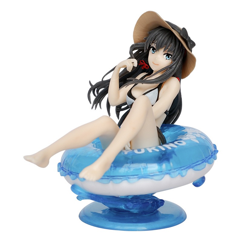 โมเดลตุ๊กตาฟิกเกอร์ PVC อนิเมะญี่ปุ่น Rem Yukinoshita รูปที่ 2