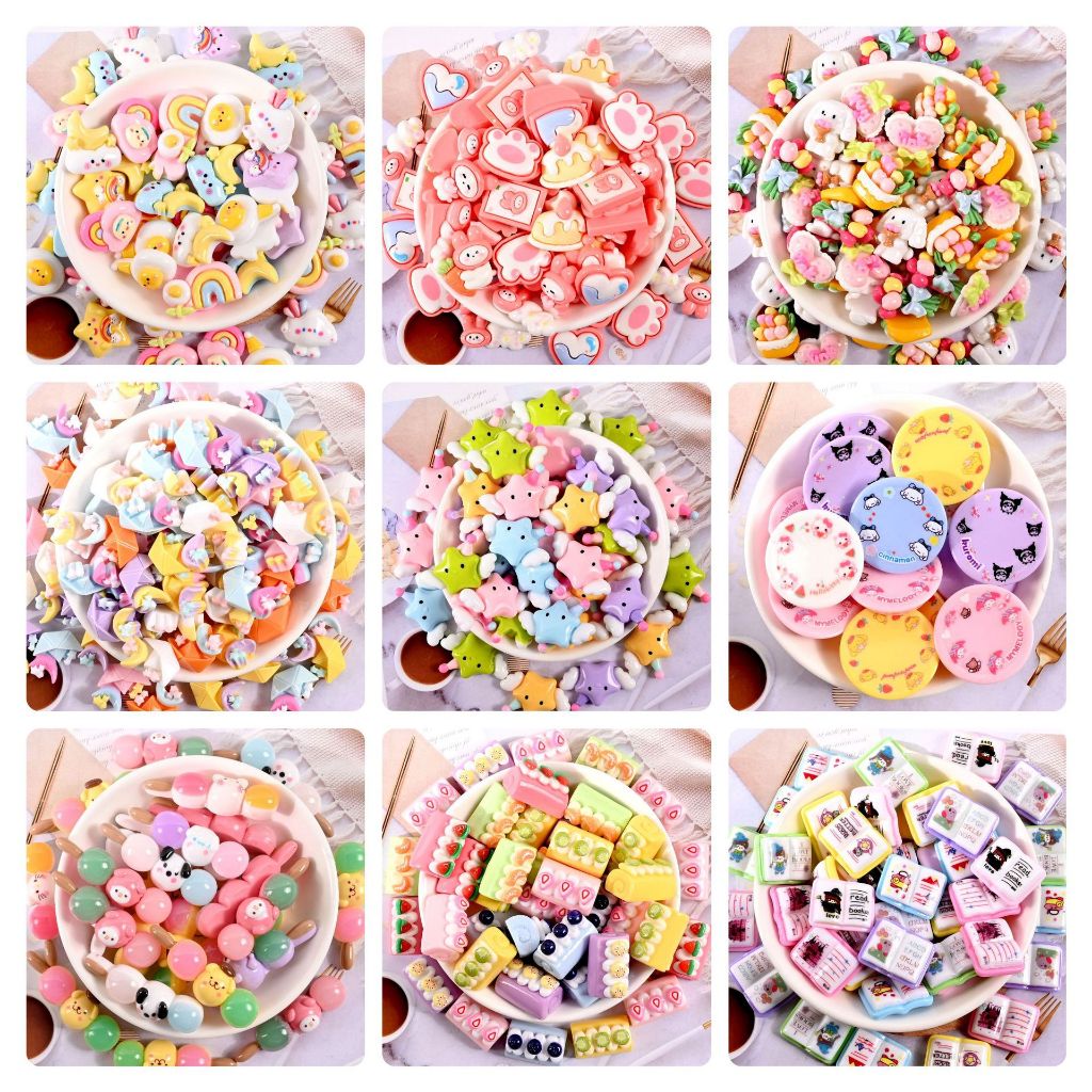 [พร้อมส่ง] แม่พิมพ์เรซิ่น รูปไอศกรีม บิสกิต เค้กจําลอง 10 ชิ้น สําหรับ Diy [จัดส่งด่วน]