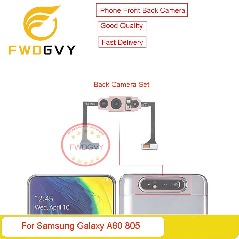 ใหม่ ของแท้ อะไหล่กล้องหลัง แบบเปลี่ยน สําหรับ Samsung Galaxy A80 805