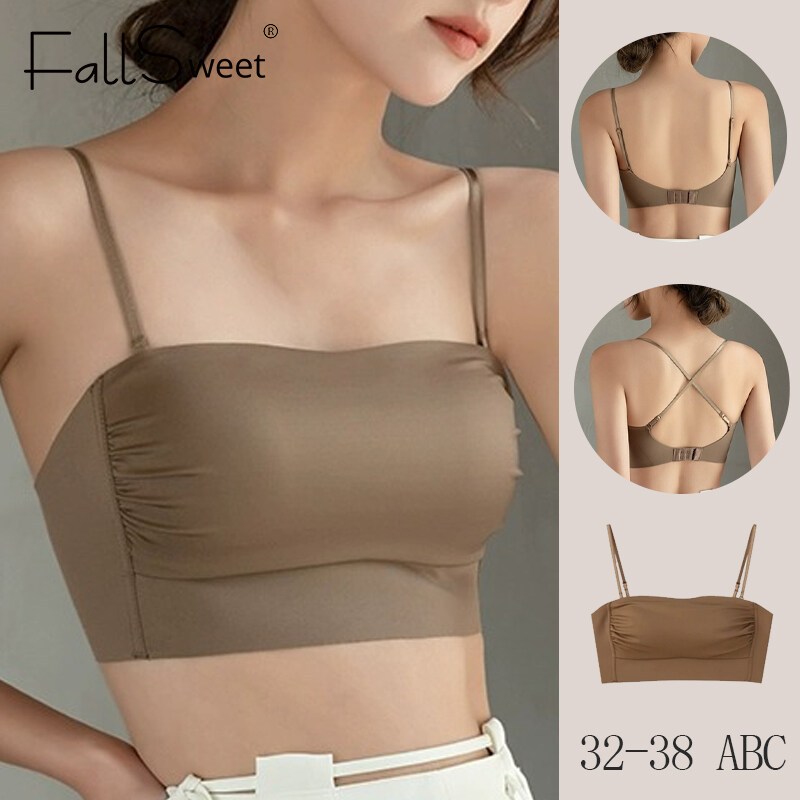 Fallsweet ชุดชั้นใน บราดันทรง ไร้รอยต่อ ไร้สาย คัพบาง สําหรับผู้หญิง