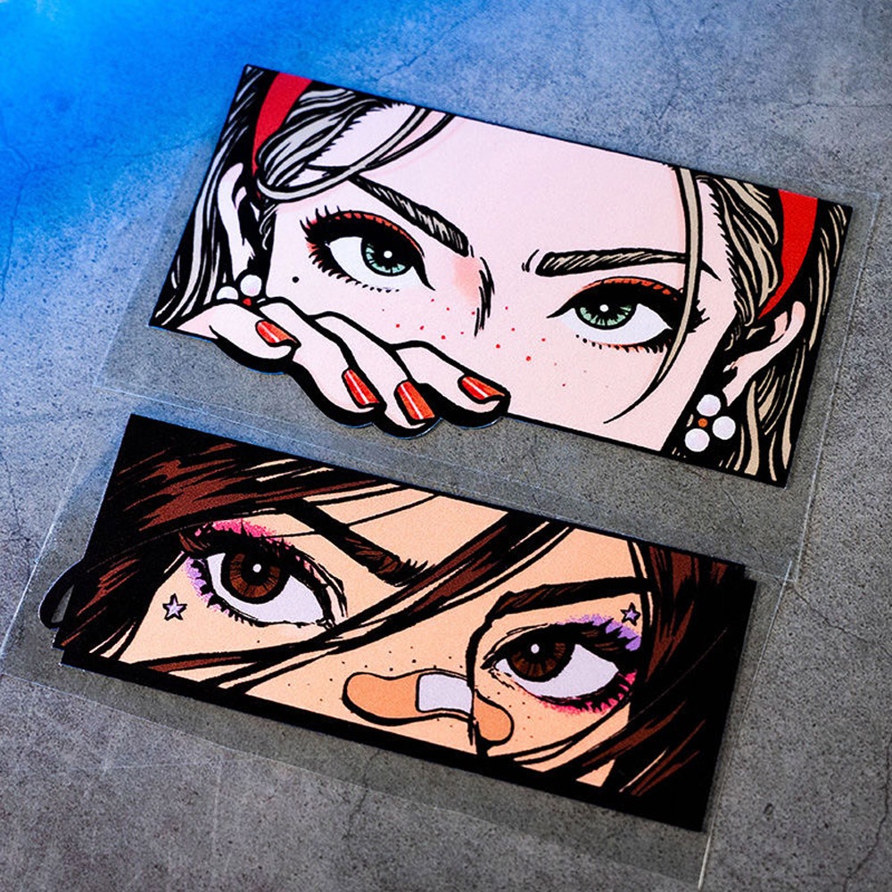 JDM อะนิเมะ สะท้อนแสง สติ๊กเกอร์ Vinyl เทปกันรอย ตกแต่งรถ รถไฟฟ้า รถยนต์ หน้าต่าง เทปกันรอย BMW BYD