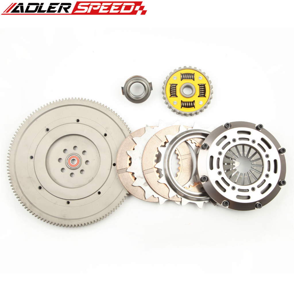 ADLERSPEED Racing & Street คลัทช์ Twin Disc Kit สําหรับ 06-17 SUBARU IMPREZA WRX EJ255 FA20F
