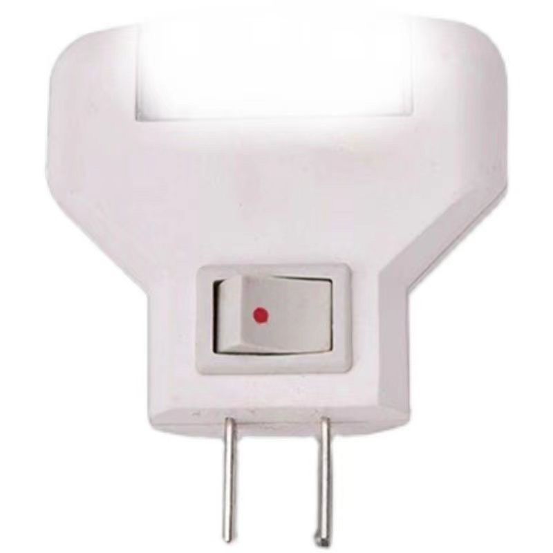 โคมไฟกลางคืน Led 1W ประหยัดพลังงาน สีขาว แบบเสียบปลั๊ก สร้างสรรค์ สําหรับห้องนอน ใช้ในครัวเรือน