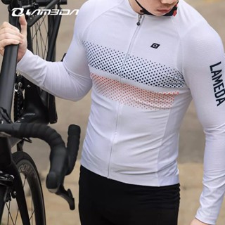 LAMEDA เสื้อกีฬาแขนยาว คอปก แต่งซิป ระบายอากาศได้ดี พร้อมกระ…